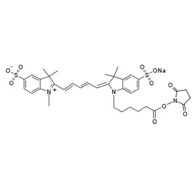 Sulfo-Cyanine5 NHS ester 磺酸基-Cy5-N-羟基琥珀酰亚胺酯的性质特点