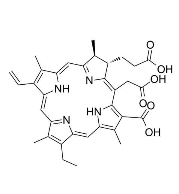 二氢卟吩 E6结构式