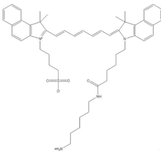 Indocyanine Green-Amine 吲哚菁绿氨基的结构式分析