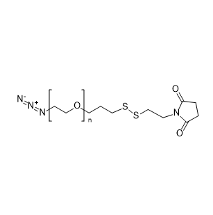 聚乙二醇衍生物 N3-PEG-SS-NHS的化学性质  