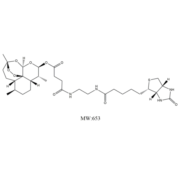 artesunate-Biotin结构式