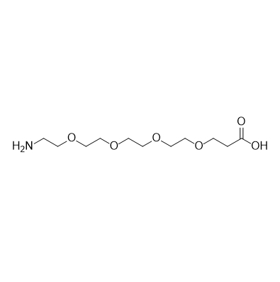 Amino-PEG4-COOH结构式
