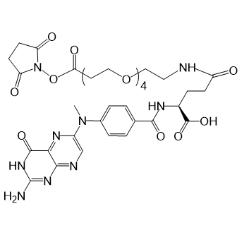 NHS-PEG4-FA,活性酯-聚乙二醇4-叶酸