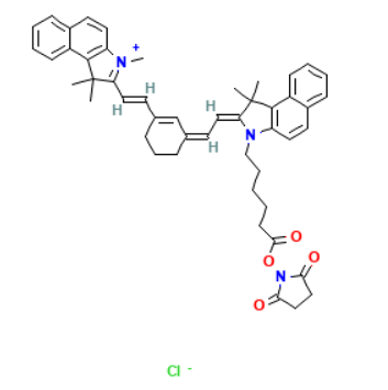 Cy7.5 NHS ester CAS号：1469278-04-3的化学结构