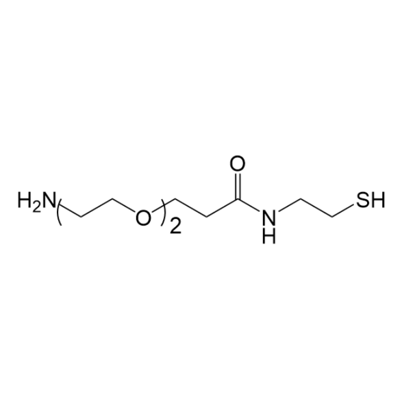 NH2-PEG2-SH结构式