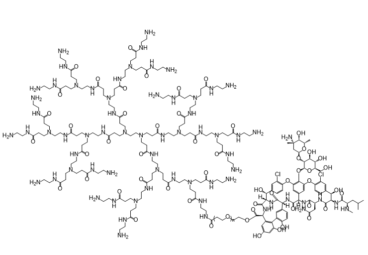 PAMAM-PEG-vancomycin,聚酰胺胺-聚乙二醇-万古霉素