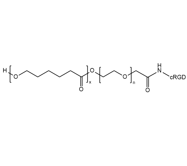 PCL-PEG-cRGD,聚己内酯-聚乙二醇-cRGD肽