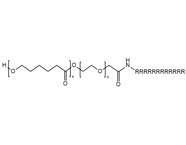 pcl-PEG-RRRRRRRRRRRR,聚己内酯-聚乙二醇-R12肽
