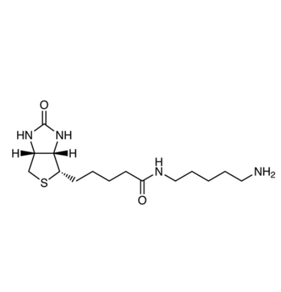 生物素-氨基  Biotin-NH2的结构式