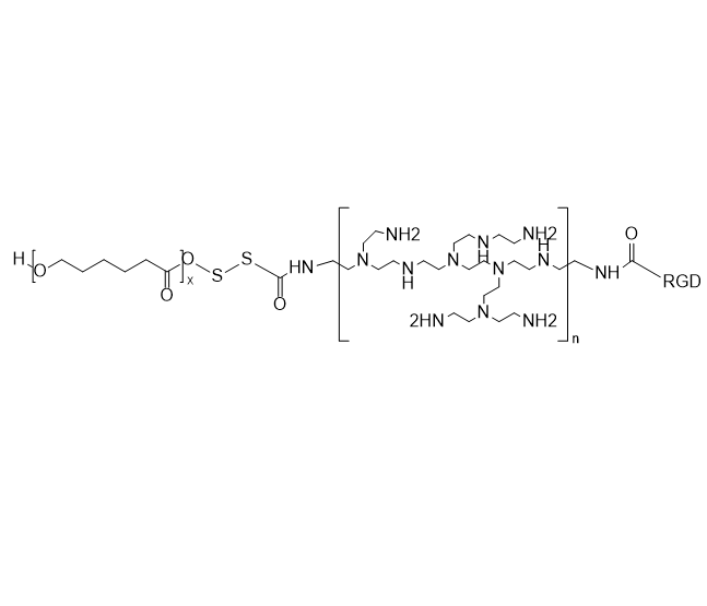 PCL-SS-PEI-RGD,聚己内酯-双硫键-聚乙烯亚胺-RGD多肽