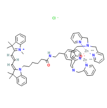 荧光探针化合物CY3-ZnDPA的结构介绍  