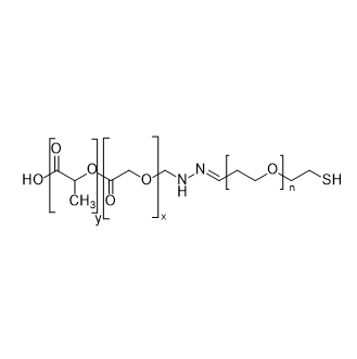 PLGA-Hyd-PEG-SH,聚乳酸-羟基乙酸共聚物-腙键-聚乙二醇-巯基