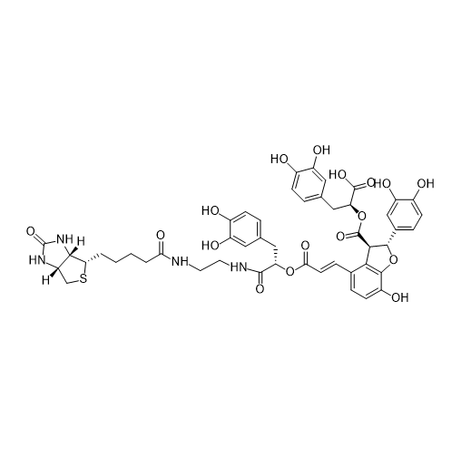 生物素-丹酚酸B结构式
