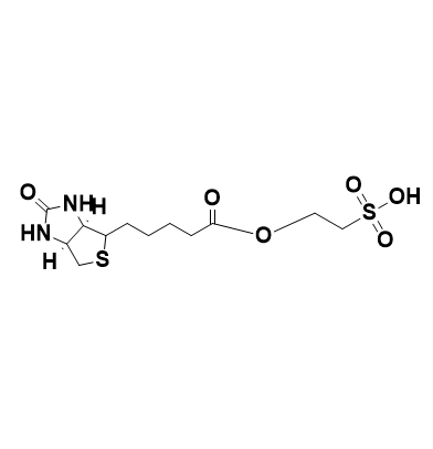 生物素-牛磺酸结构式