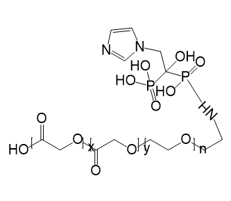 PLGA-PEG-ZOL,聚乳酸羟基乙酸共聚物-聚乙二醇-唑来膦酸