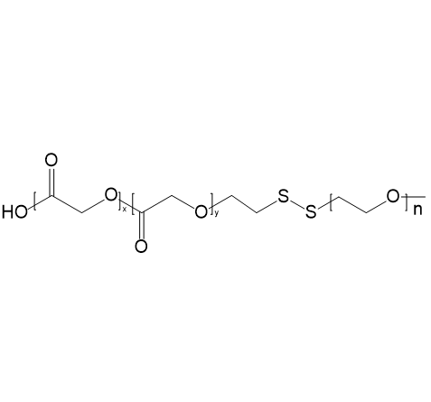 PLGA-SS-PEG,聚乳酸羟基乙酸共聚物-二硫键-聚乙二醇