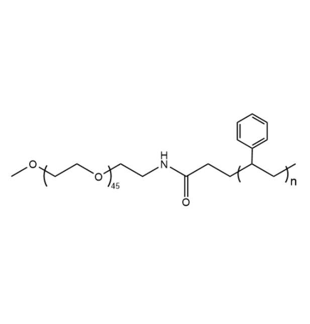 甲氧基聚乙二醇 45-聚苯乙烯对纳米粒子稳定性及分散性的影响