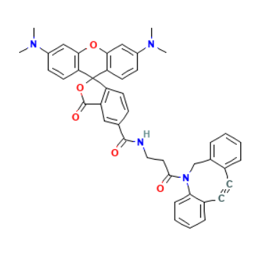 5-TAMRA-DBCO,5-羧基四甲基罗丹明-二苯并环辛炔