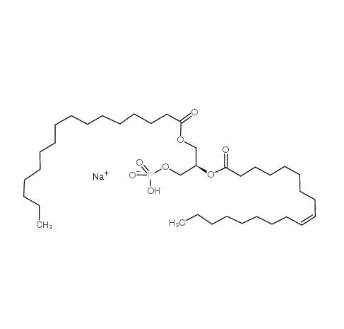 POPA-Na,1-棕榈酰-2-油酰-sn-甘油-3-磷酸单钠盐