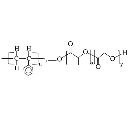PS-b-PLGA,聚苯乙烯-嵌段-聚乳酸羟基乙酸共聚物
