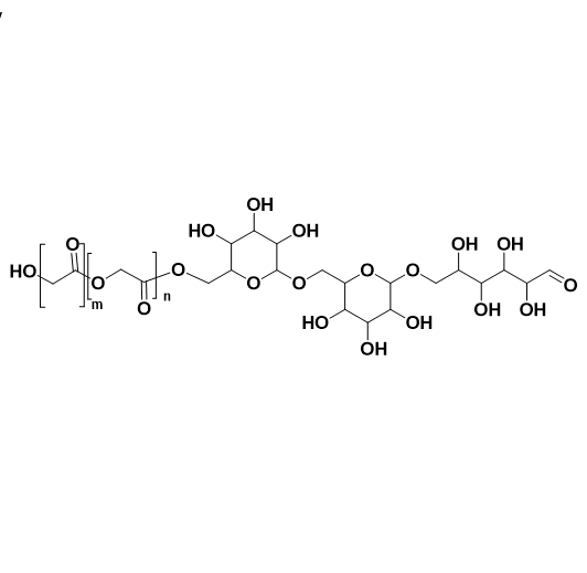 两亲性嵌段共聚物PLGA-Dextran的分子结构与特征  
