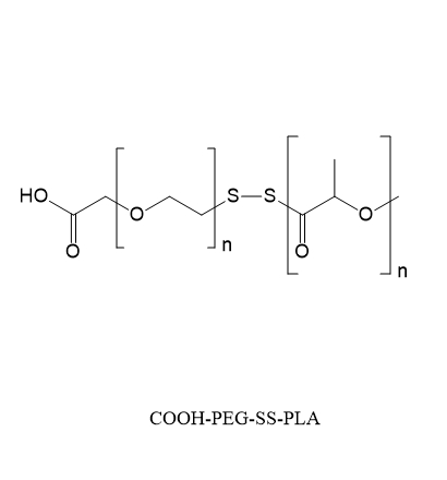 COOH-PEG-SS-PLA结构式