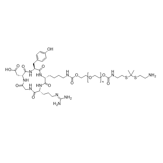 cRGD-PEG-TK-NH2  还原响应型cRGD-PEG-TK氨基衍生物的外观及溶解度