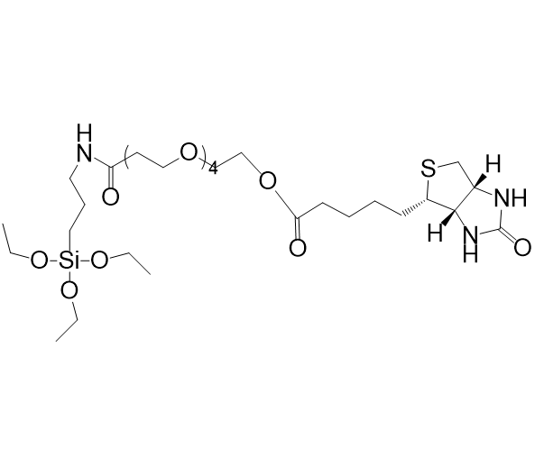Silane-PEG4-Biotin,硅烷-四聚乙二醇-生物素​