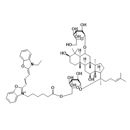 CY2-protopanaxatriol  菁染料CY2标记人参皂苷的产品衍生