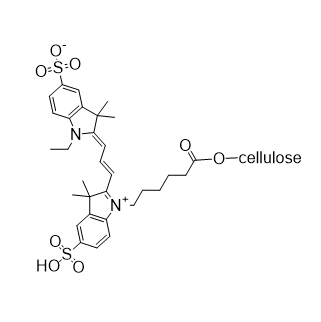 Cy3-cellulose结构式