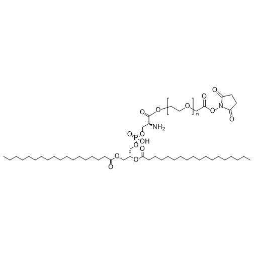 Phosphatidylserine-PEG-NHS的结构组成  
