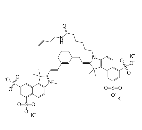sulfoCy7-alkyne,磺化菁染料Cy7-炔基​