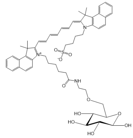 ICG-glucose结构式