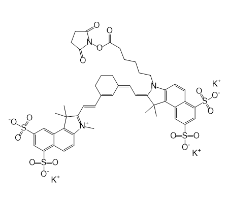 sulfo CY7-NHS,磺化菁染料CY7-活性酯