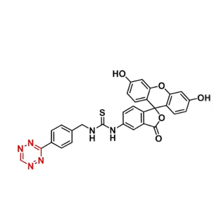 5-异硫氰酸荧光素-四嗪 5-FITC-Tetrazine的化学性质与反应活性  
