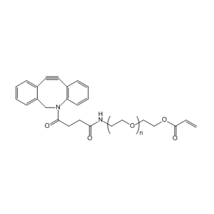 DBCO-PEG-AC,二苯并环辛炔-聚乙二醇-丙烯酸酯