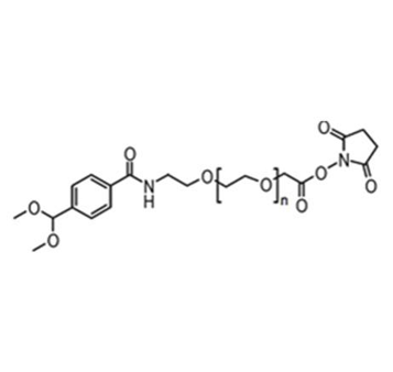 Acetal-PEG-NHS的分子结构介绍  