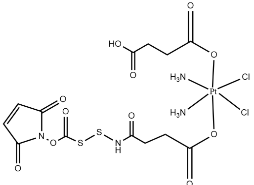 还原响应型药物控释体系 顺铂-SS-MAL