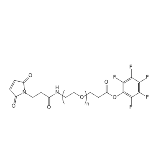 Mal-PEG-PFP,马来酰亚胺-聚乙二醇-五氟苯酚