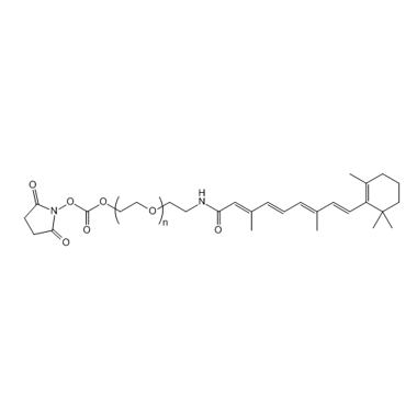 SC-PEG-Tretinoin,活性酯-聚乙二醇-维 A 酸