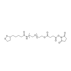 LA-PEG-SS,硫辛酸-聚乙二醇-琥珀酰亚胺基琥珀酸酯