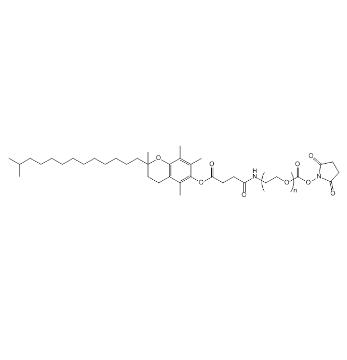 Tocopherol-PEG-NHS,维生素E-聚乙二醇-N-羟基琥珀酰亚胺