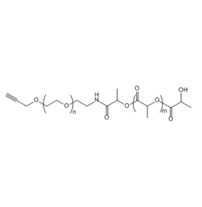 Alkyne-PEG-PLA,炔基-聚乙二醇-聚丙交酯