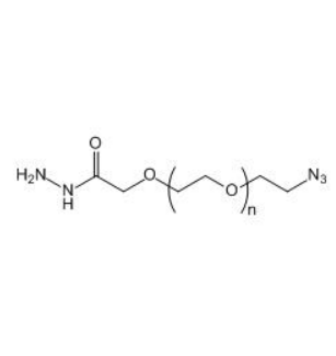 水溶性点击化学连接子 Azide-PEG4-hydrazide