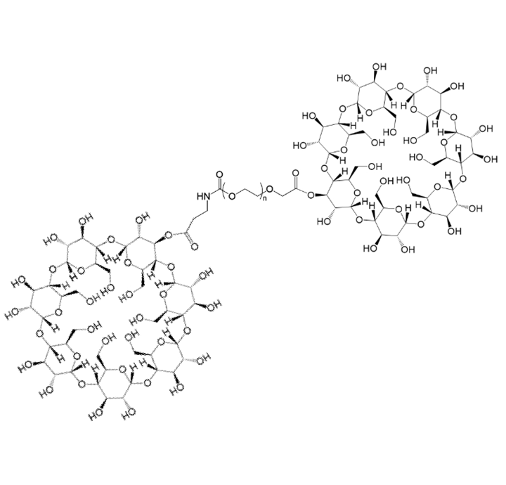 β-CD-PEG-β-CD​,β-环糊精-聚乙二醇-β-环糊精​