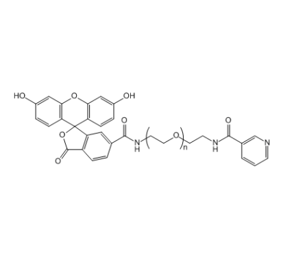 FITC-PEG-Niacin,异硫氰酸荧光素-聚乙二醇-烟酸​