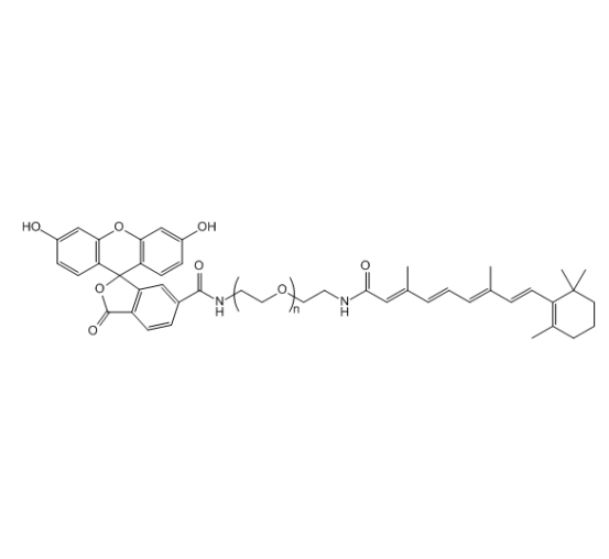 FITC-PEG-Tretinoin,异硫氰酸荧光素-聚乙二醇-维甲酸​