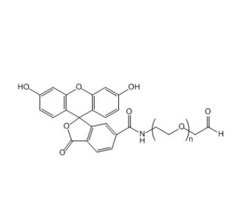 FITC-PEG-CHO,异硫氰酸荧光素-聚乙二醇-醛基​