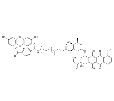 FITC-PEG-Azithromycin,异硫氰酸荧光素-聚乙二醇-阿奇霉素​