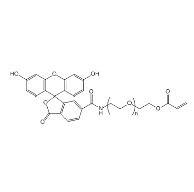 FITC-PEG-AC,异硫氰基荧光素-聚乙二醇-丙烯酸酯​